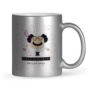 BK Gift Kişiye Özel Kimya Öğretmeni Gümüş Yaldızlı Kupa Bardak  3