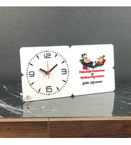 Psikolojik Danışman ve Rehber Öğretmen Ahşap Masa Saati