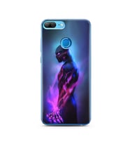 Black Panter Tasarım Süper Şeffaf Silikon Telefon Kılıfı Huawei Honor 9 Lite 