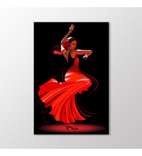 Arty Tablo Flamenko Tablo (Karışık)