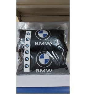 BMW Araç İçi Boyunluk Yastık Araca Özel Markalı Deri