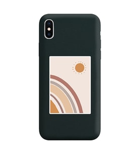 Siyah Lansman Telefon Kılıfı Iphone XS