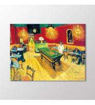 Arty Tablo Arles Lamatine'de Gece Kahvehanesi, 1888 Tablo (Karışık)