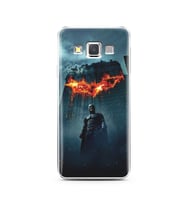 Batman Tasarım Süper Şeffaf Silikon Telefon Kılıfı Samsung A3 (2015)