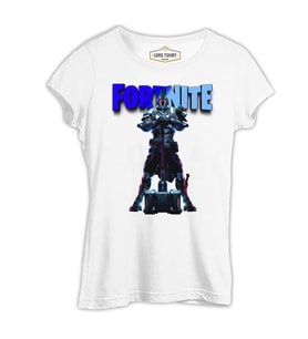 Fortnite - Ultima Knight Blue Beyaz Kadın Tshirt