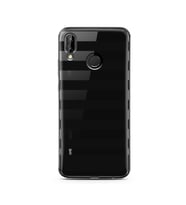 Çizgi Tasarımlı Süper Şeffaf Silikon Telefon Kılıfı Huawei P20 Lite  