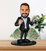 İş Adamı Karikatür Biblo