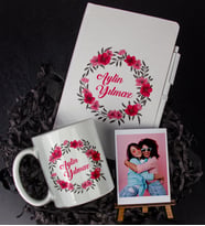 Kişiye Özel Defter Kalem Kupa Ve Fotoğraflık Seti 85966