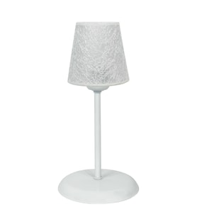 Şenay Aydınlatma Modern Metal Ayak PVC Abajur-İp Sarmal