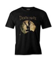 Death Note - Moon Siyah Erkek Tshirt