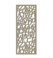 Liar Ahşap Seperatör (Paravan) - KSP01 - (85 x 210 cm) - (18 mm) - (Beyaz) (Taba - Kahverengi)