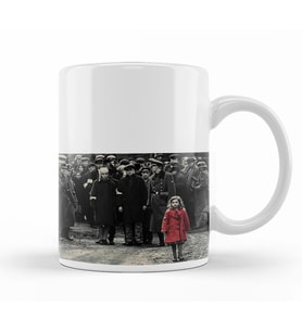 Schindler's List Kırmızı Paltolu Kız Kupa Bardak Porselen