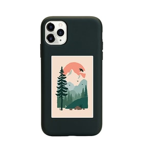 Siyah Lansman Telefon Kılıfı Iphone 11 Pro Max
