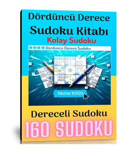 Dereceli Zor Sudoku Kitabı (Dördüncü Derece)