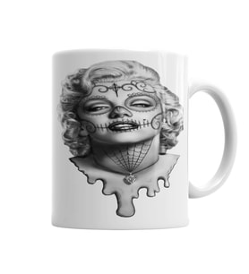 Marilyn Monroe Kupa Bardak Porselen