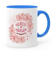 BK Gift Kişiye Özel Sevgililer Günü Temalı Mavi Kupa Bardak  8