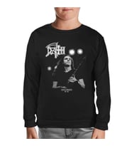 Death - Chuck Schuldiner Siyah Çocuk Sweatshirt