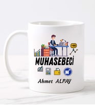 Muhasebeci  Kupa (Beyaz)