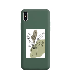 Koyu Yeşil Lansman Kılıf iPhone XS