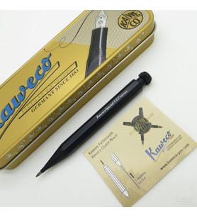 Kaweco 10000536 Klasik Spesyal Mini Versatil 2.00 mm Alüminyum Siyah  İsme Özel Kalem