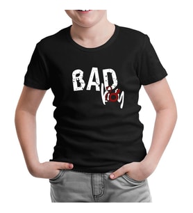Bad Boy - Sin Siyah Çocuk Tshirt