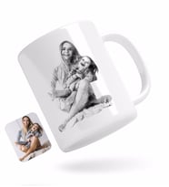 BK Gift Kişiye Özel Karakalem Tasarımlı Beyaz Kupa Bardak-1