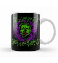 Zombie Purple Grunge Splatter Happy Halloween Kupa Bardak