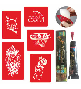 Hayatın İçinden Modeller Kına Dövme ve Şablon Seti Tattoo