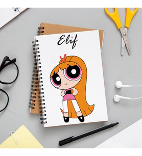 Powerpuff Girls Blossom Defteri Kişiye Özel