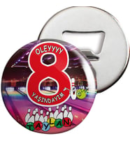 Bowling Konsept Açacaklı Magnet Kişiye Özel