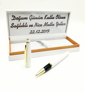 Kişiye Özel Hediye Scrikss Marka Roller Kalem  Özel Kutuda