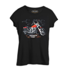 Motosiklet - Ride Extraordinary Siyah Kadın Tshirt