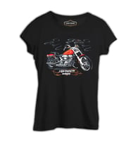 Motosiklet - Ride Extraordinary Siyah Kadın Tshirt