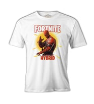 Fortnite - Hybrid II Beyaz Erkek Tshirt