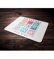Kişiye Özel Diş Doktoru Tasarımlı Mouse Pad (Renksiz)