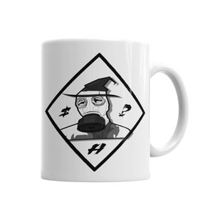 Gas Mask Hermetic Kupa Bardak Porselen