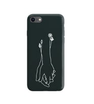 Iphone 7 Çizgi Tasarımlı Siyah Lansman Telefon Kılıfı