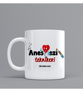 Anestezi Teknikeri  Hediye Kupa Bardak Kişiye Özel Hediye Z39