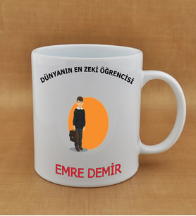 Kişiye Özel  Ögrenci Baskılı Kupa