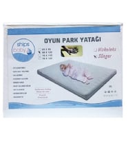 Ships Baby Alezli Oyun Parkı Yatağı 60x120 - Yıkanabilir Kumaş - Su Geçirmez