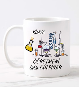 Kimya Öğretmeni  Kupa1 (Beyaz)