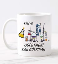 Kimya Öğretmeni  Kupa1 (Beyaz)