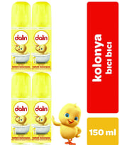 Dalin Bebek Kolonyası 150Ml (Bıcı Bıcı Kokusu) Klasik 4 Lü Set