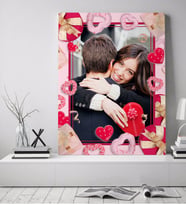 BK Gift Kişiye Özel Fotoğraflı Sanatsal Kanvas Tablo 11  (50x70cm.)