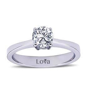 Lova D Renk 0,62 Karat Pırlanta Tektaş Yüzük - 1030066