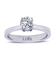 Lova D Renk 0,62 Karat Pırlanta Tektaş Yüzük - 1030066