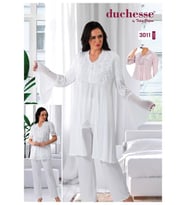 Duchesse 3011 Hamile Lohusa 3 Lü Pijama Sabahlık 