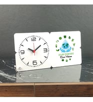 Çevre Mühendisi Ahşap Masa Saati