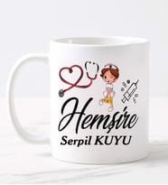 Hemşire  Kupa (Beyaz)