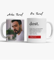 Fotoğraflı Dost Kupa Bardak
